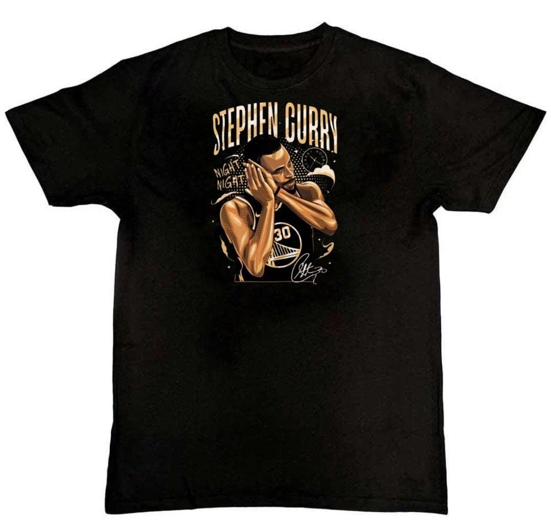 Men s and Women s T-shirts Stephen Curry Night Night NBA Graphic Print Unisex T-Shirt S M L XL 2 3 4 XL XXL