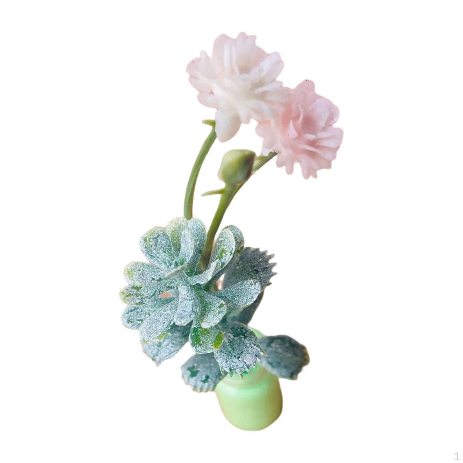 Doll house Potted Scenery Model Micro Landscape Mini DIY Decors Dollhouse Miniature Flower