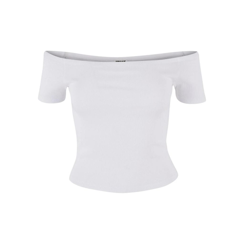 Urban Classics Womens/Ladies Ribbed Organic Off Shoulder Top