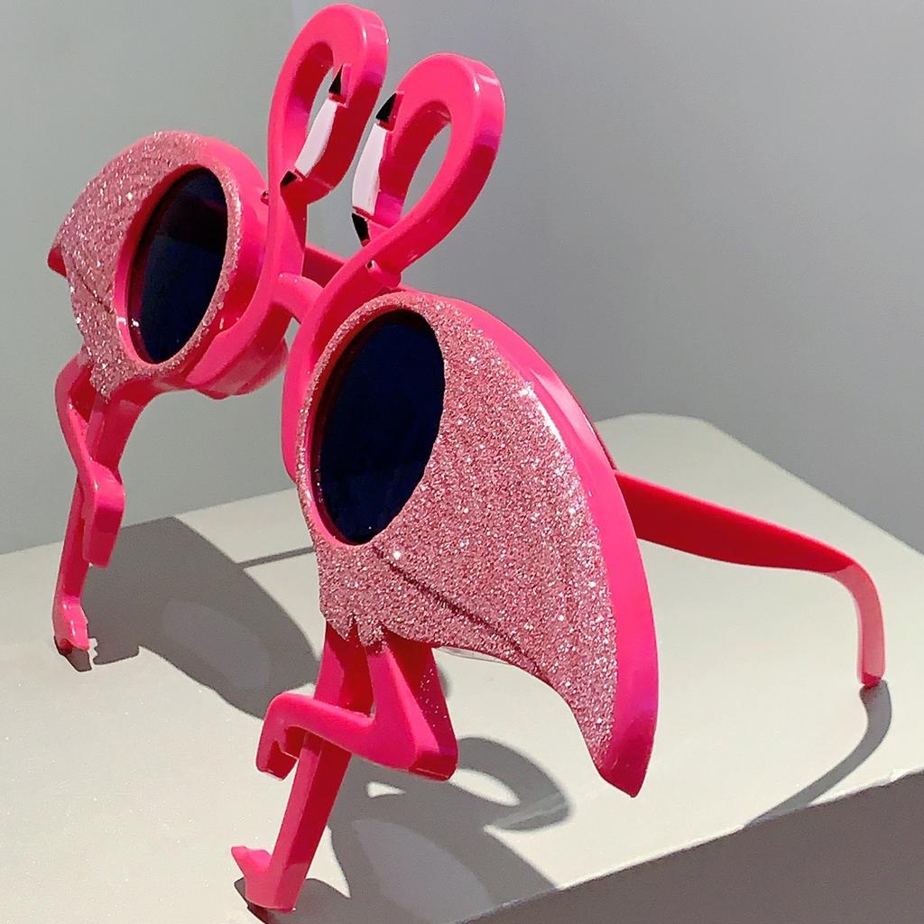 KAMMPT Fun Hawaiian Party Shades Tropical Fancy Eyewear Summer Beach Photo Props Crazy Glasses for Adults