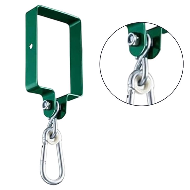 Heavy Duty Swing Hook Hangers Swing Mounting Hardware Strong Metal Extension Mounting Brackets for Tree Hanging