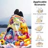 Customiz Name Personality Winnie the Pooh Blanket Soft &Warm Sofa Office Bed Travel Lunch Break Blanket, Gift Suitable All Seasons