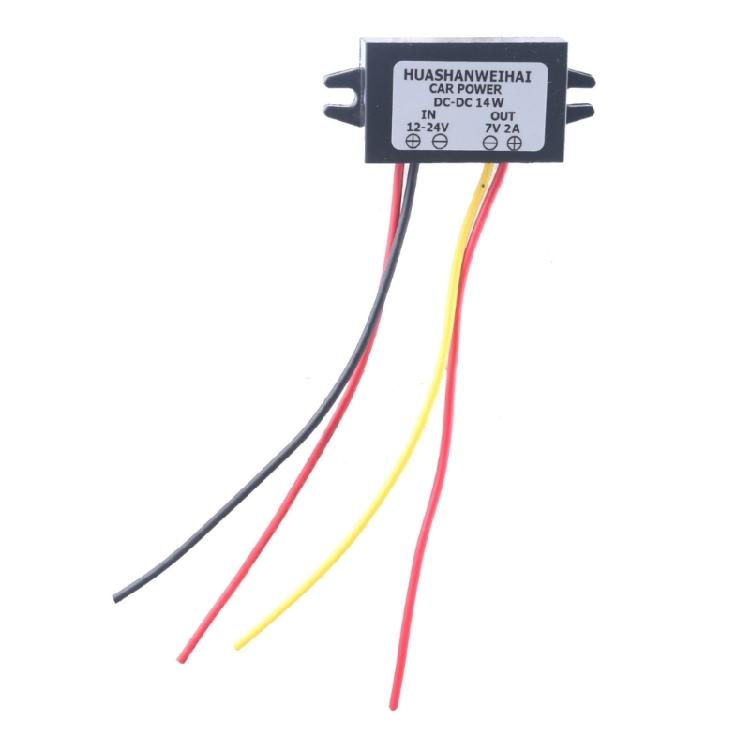 12V-24V To 7V 2A/3A Converters Waterproof Voltages Reducers For Truck Boats Electronic Accessories