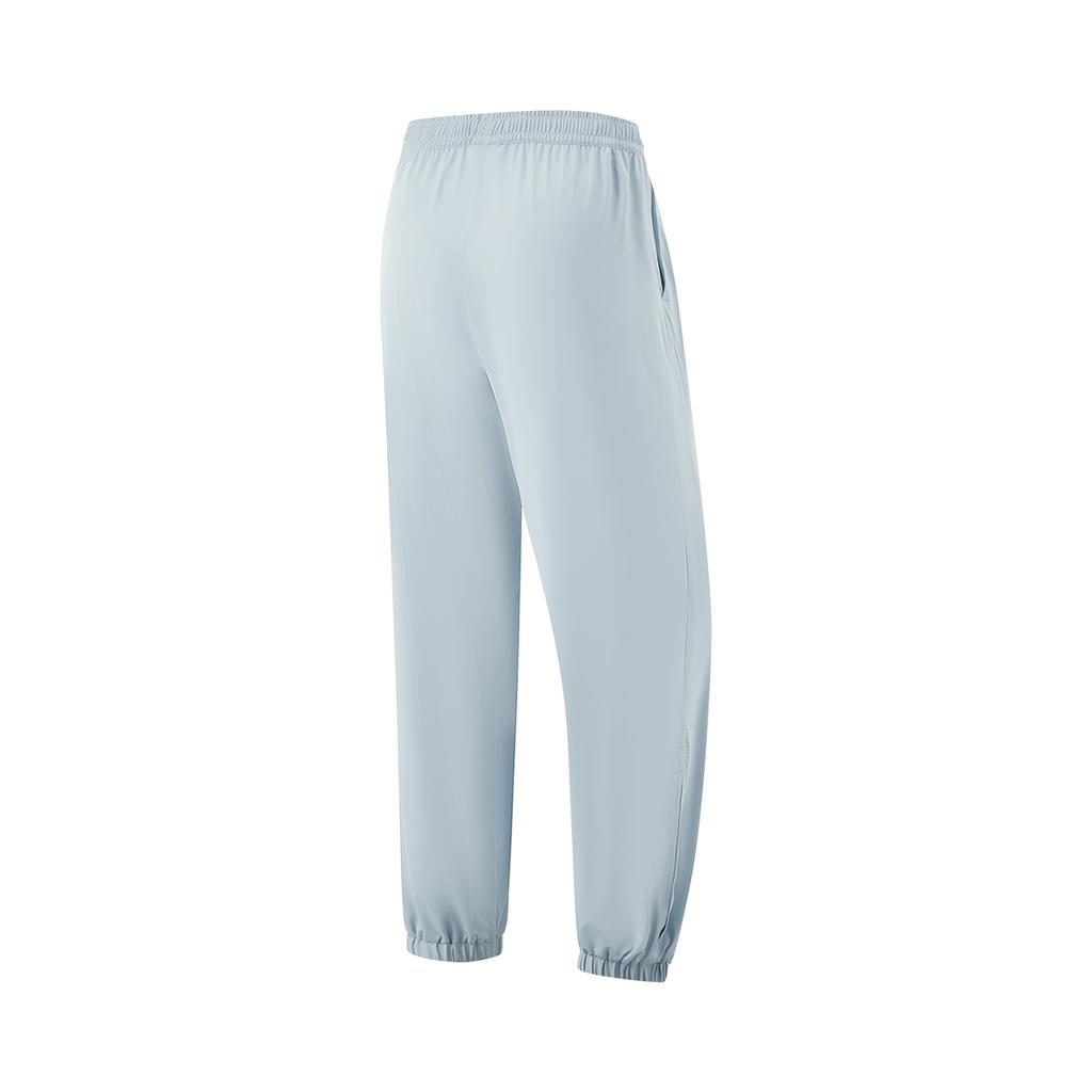 Li Ning Fitness Series Solid Color Mid Waist Ice Silk Quick Dry Cool Comfortable Breathable Versatile Tapered Knitted Sports Pants AKYV184-4