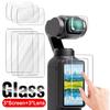 Camera Lens Screen Tempered Glass For DJI Pocket 3 Hard Clear Anti-Scrach Coverage Film Screen Protector For DJI Osmo Pocket 3