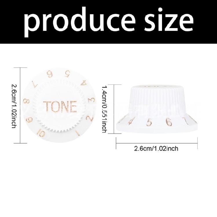 Guitar Potentiometer Knobs Guitar Turner Knobs Replacements Guitar Top Hat Knobs Volumes Control Knobs Turning Knobs