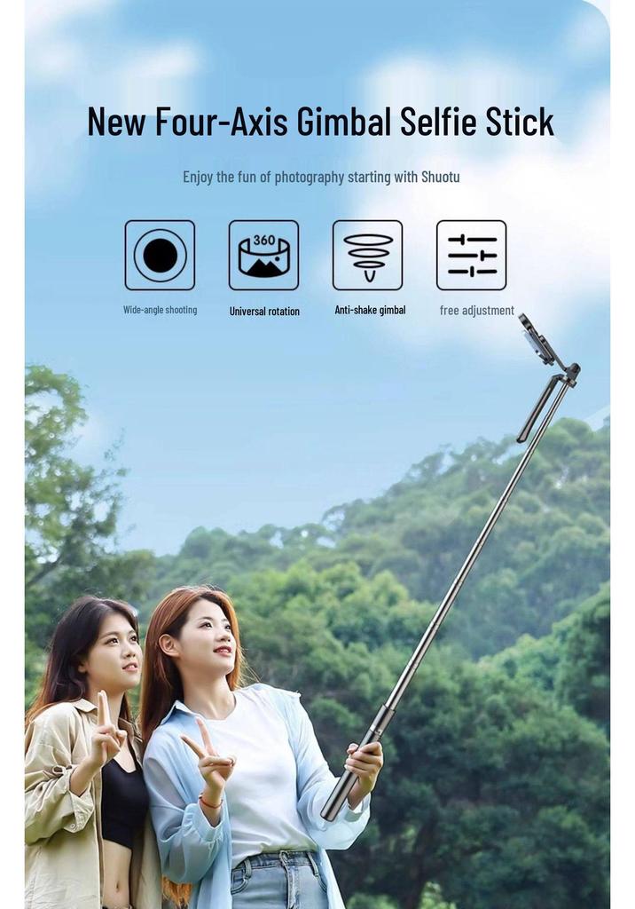 Multifunctional 1.7m Selfie Stick Tripod for Photography and Live Streaming