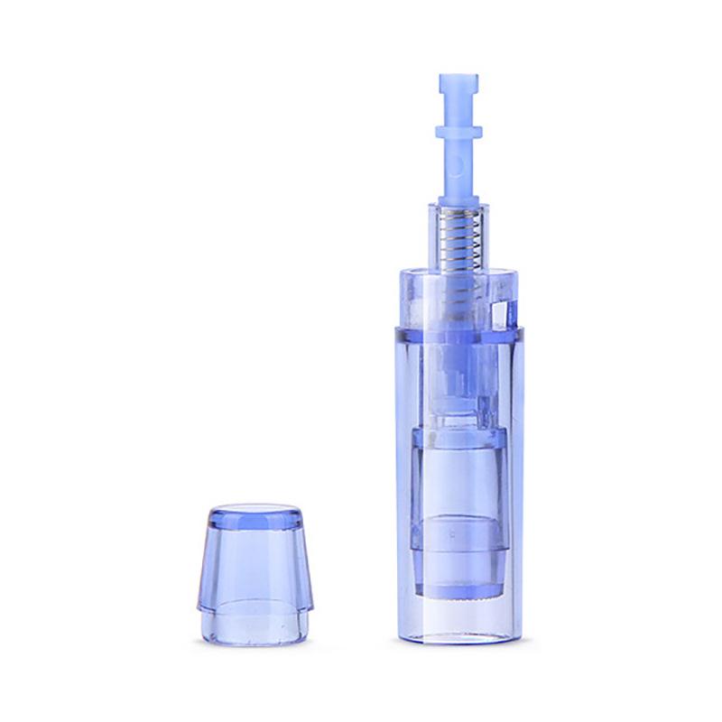 Drpen Electric Microneedle 12-Pin Nano Beauty Head - Blue Crystal Hydro Light Device