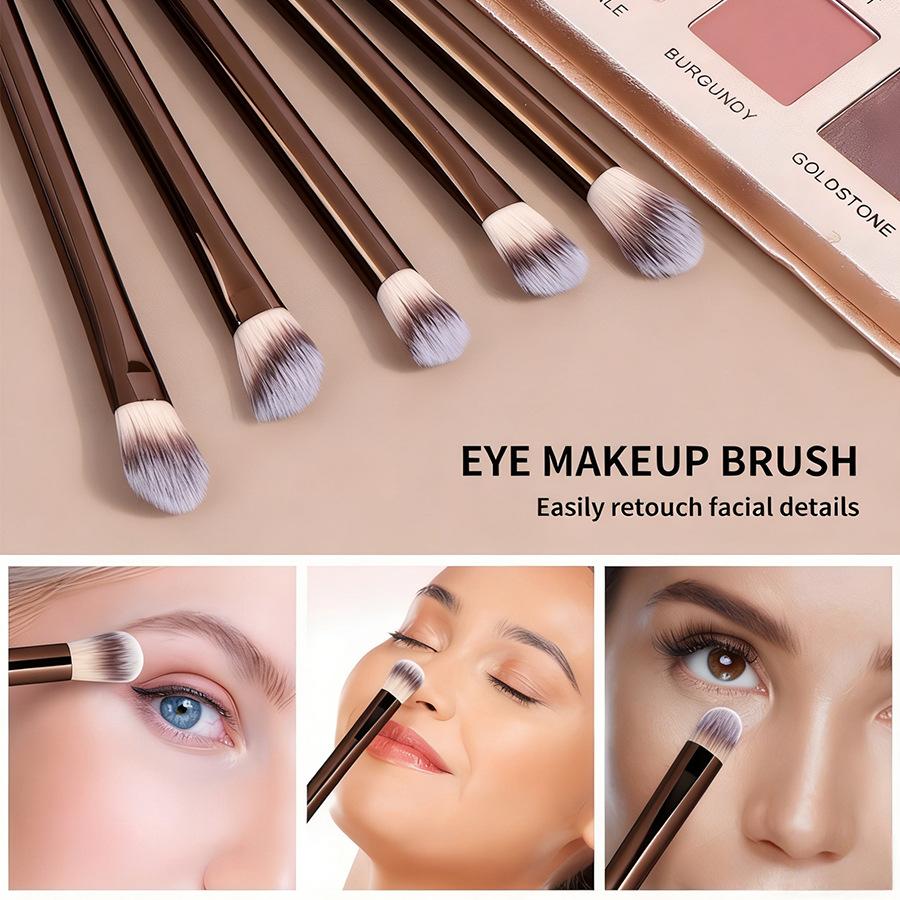 13 Aluminum Tube Makeup Brush Set, Basic Brush, Eye Mix Brush, Highlight Brush, Makeup Brush Included, with Bag.