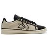 Joshua Vides x Converse Cons Pro Leather Canvas Leather Low-top Skate Shoes Unisex Off-white and Black
