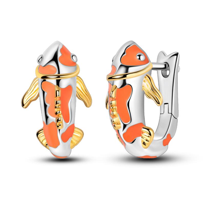 925 Silver Ocean Theme Earrings Dolphin Sea Star Shell Turtle Original Design Fashion Jewelry for Women