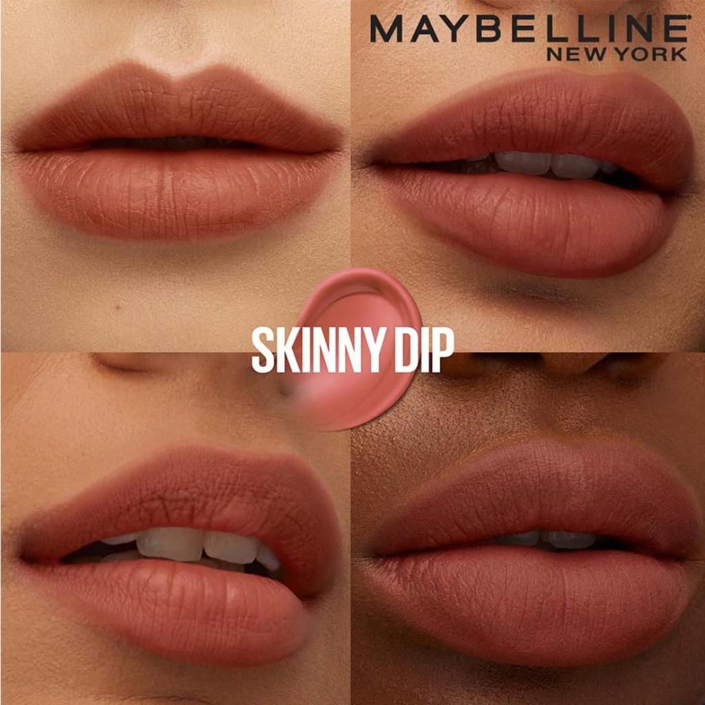 Maybelline New York Super Stay Teddy Tint Lip and Cheek Color 5ml Skinny Dip Long Lasting Matte