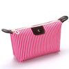 Korean Style Striped Dumpling Foldable Makeup & Toiletry Travel Bag