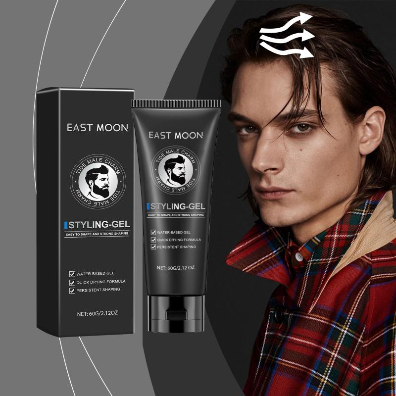 East Moon Men'S Styling Gel Men'S Hair Wax Frizz Control Moisturizing Styling Hair Gel Pomade For Hair Styling