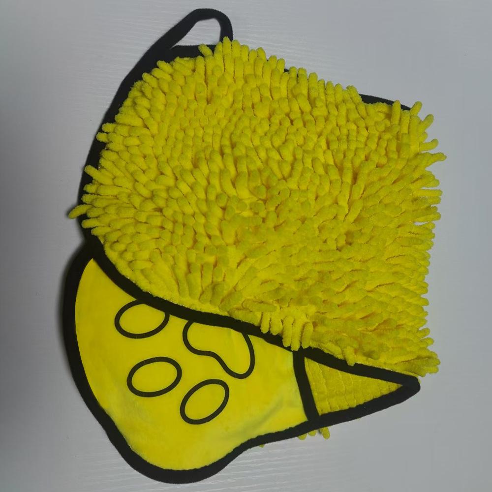 Microfiber Quick-Dry Pet Towel - Chenille for Dogs & Cats