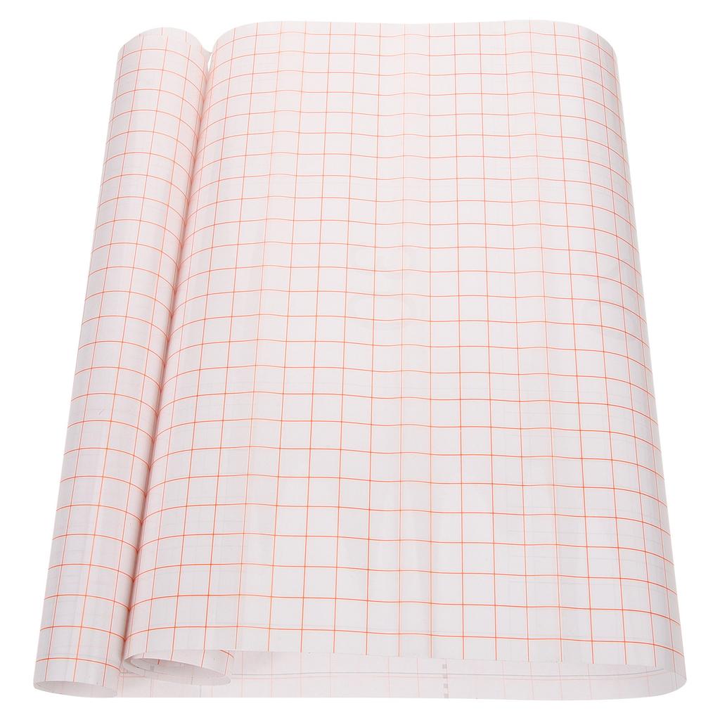 1 Roll Wear-Resistant PVC Transfer Film Sticky Surface Easy Release Backing for Numbers Art Paintings Garment