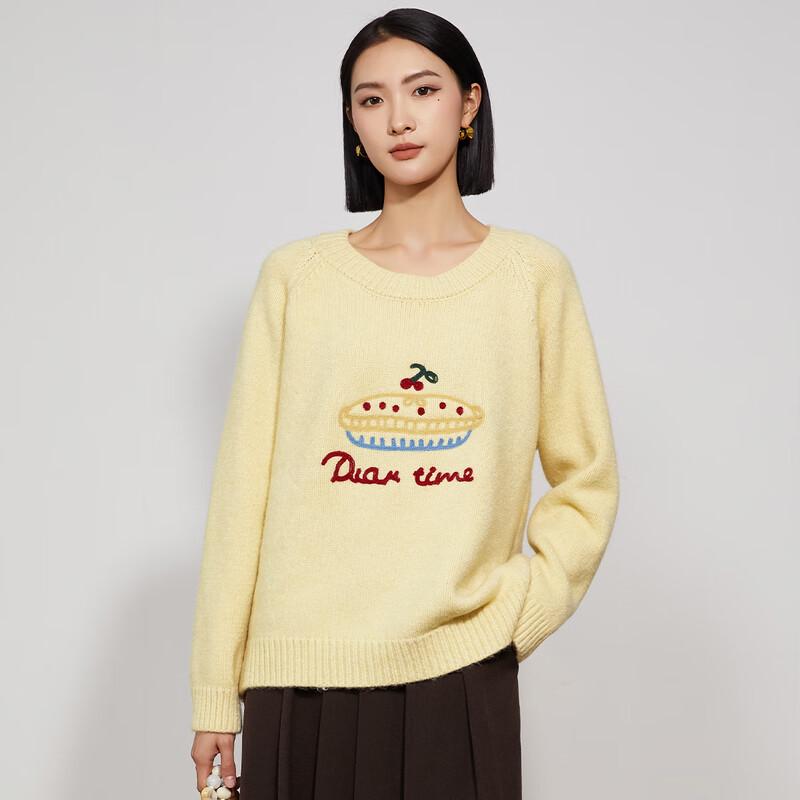 

Women s Round Neck Knitted Long Sleeve Sweater Free Size