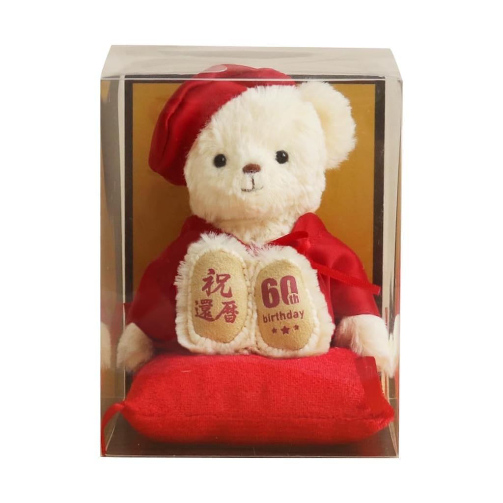 Petit Lou Longevity Bear Petit Gift 12cm Small Size (60th Birthday, Standard)