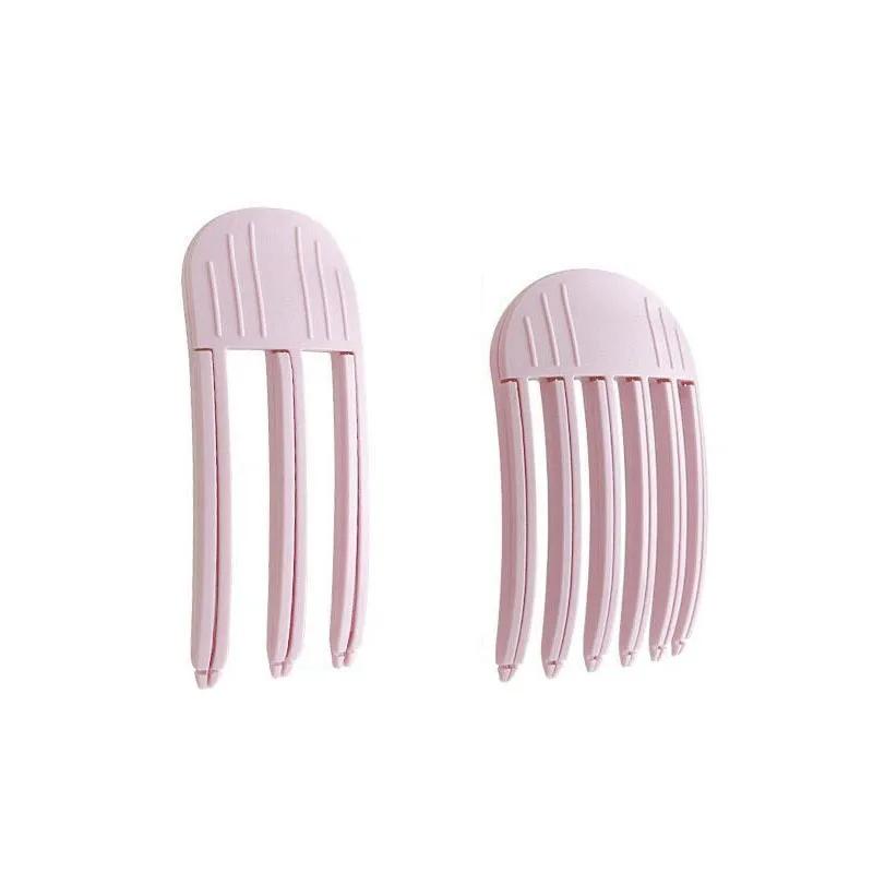 

Пушистые заколки для волос, завивка челки, заколки для корней волос, заколки для придания объема, женские завивки, фиксированная форма, заколки, модные бигуди для придания объема A+B розовый