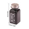 1Pc Salt And Pepper Shaker Storage Spice Shakers Spice Dispenser Refillable Black And White Kitchen Supplies Seasoning Pots