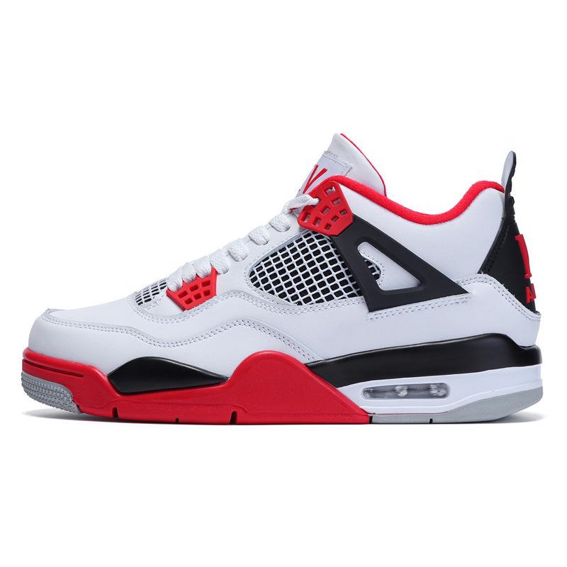 Buty Koszykarskie AJ4 White Cement Paris Blue Lava Cicada Wing dla Mężczyzn i Kobiet