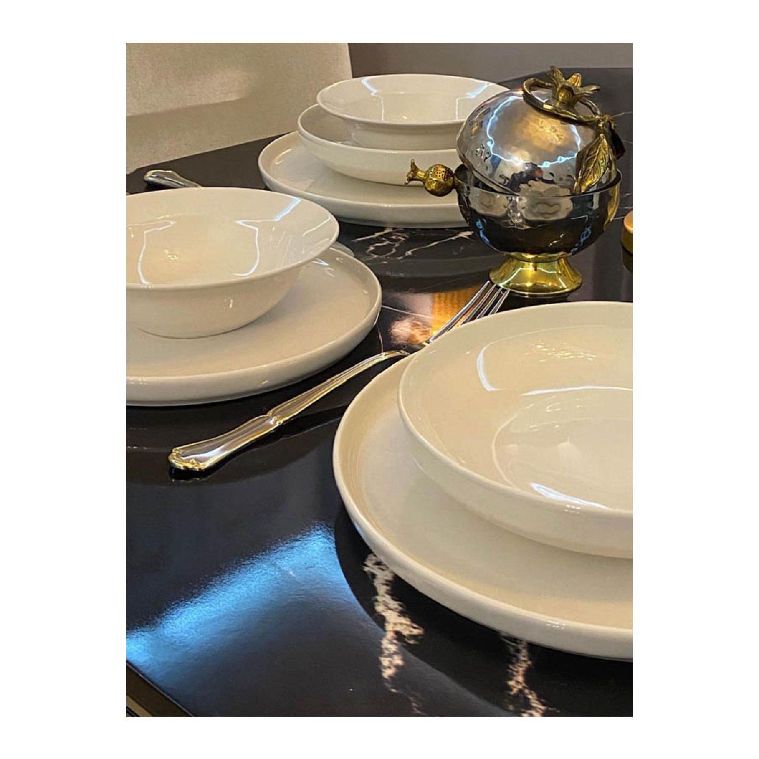 

Porcelain Trend Mine 24 Piece Dinner Set кістяний