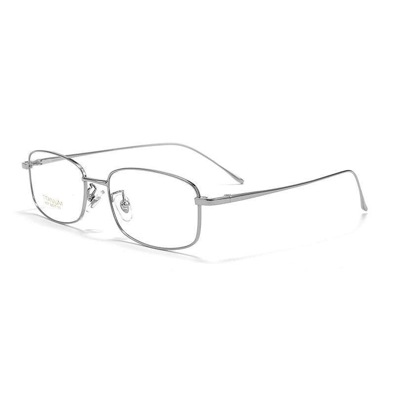

Titanium Small Square Reading Glasses For Women Men Retro Metal Blue Light Blocking Optical Farsightedness Glasses Original lens 0