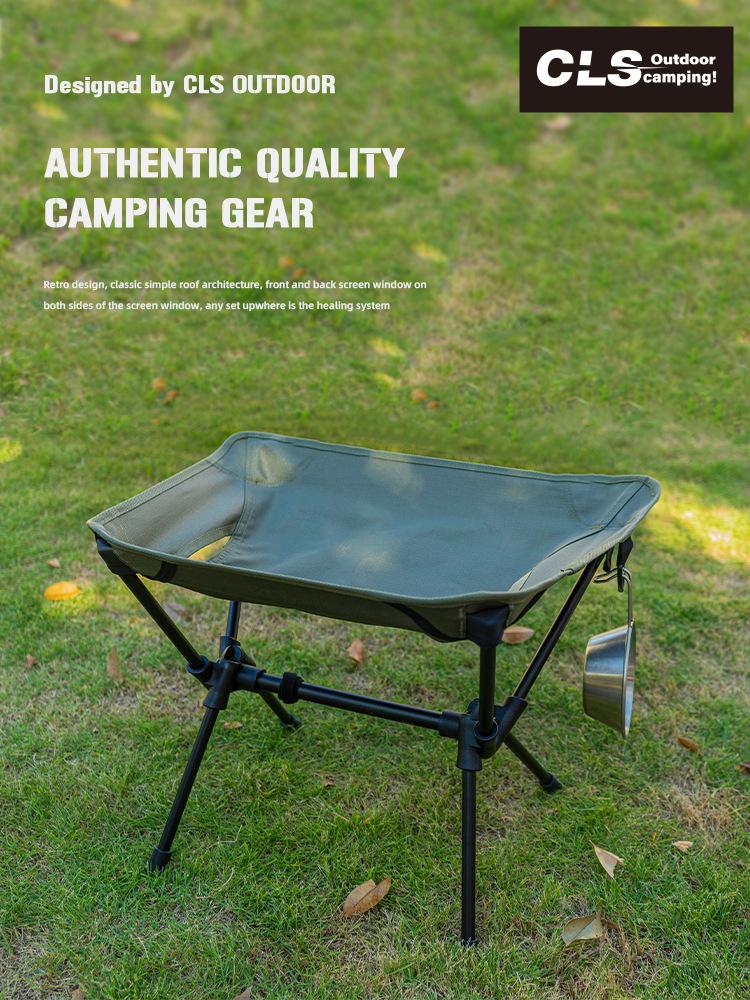 Ultra-Light Outdoor Folding Chair for Camping, Fishing, Sketching - Portable Aluminum Stool