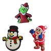 Detachable Christmas Shoe Buckle: PVC Flower Decoration for Hole Shoes