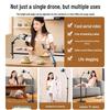 360° Rotating Retractable Floor-Stand Phone Streaming & Shooting Boom Arm