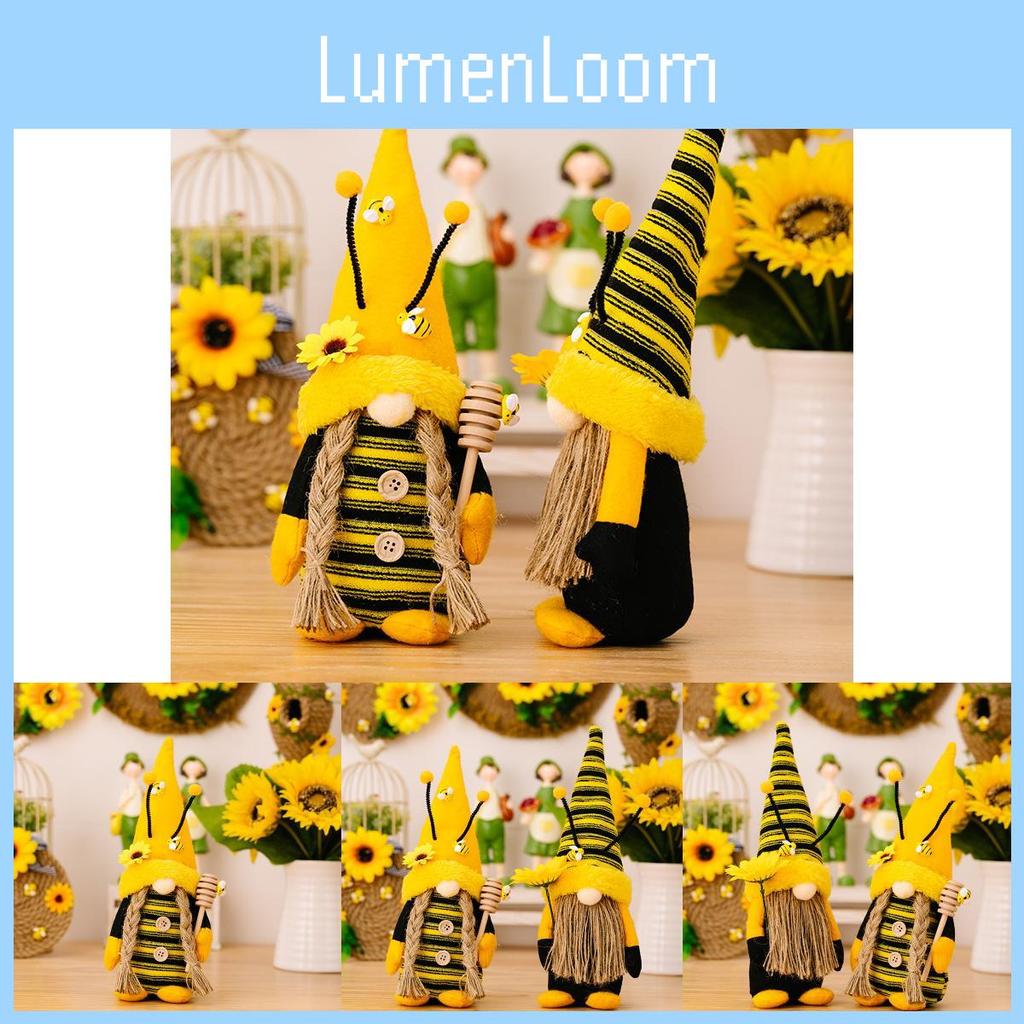 Unique Bee Festival Gnome Plush Doll With Antennae For Cozy Home Decor