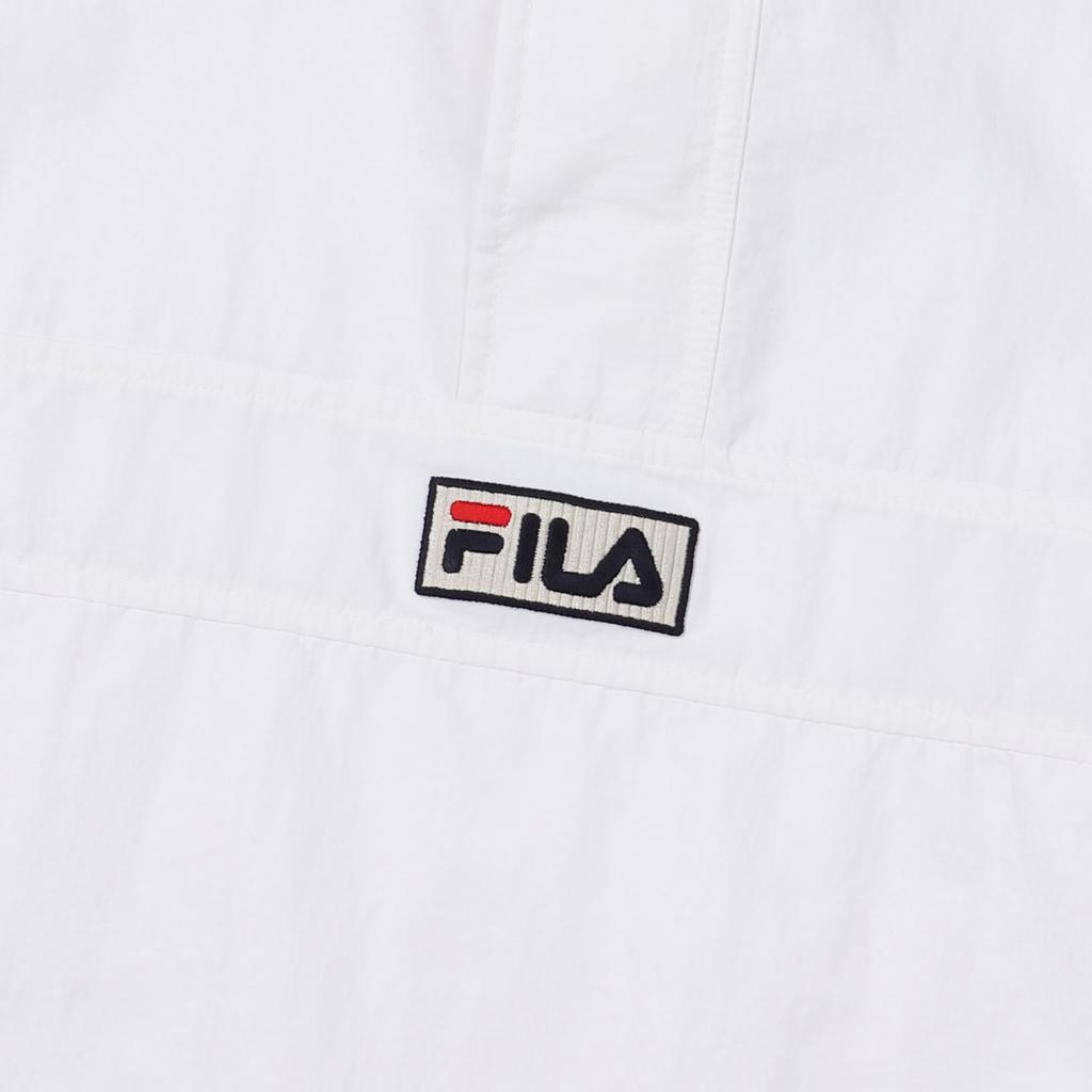 FILA Shirts Men's White Stand Collar Moderate Other FS2JKF2101X-OWH