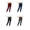 Women Winter Leggings High Waist Solid Color Thickened Plush Lining Bottom Pants Slim Butt Lifting Yoga Pants