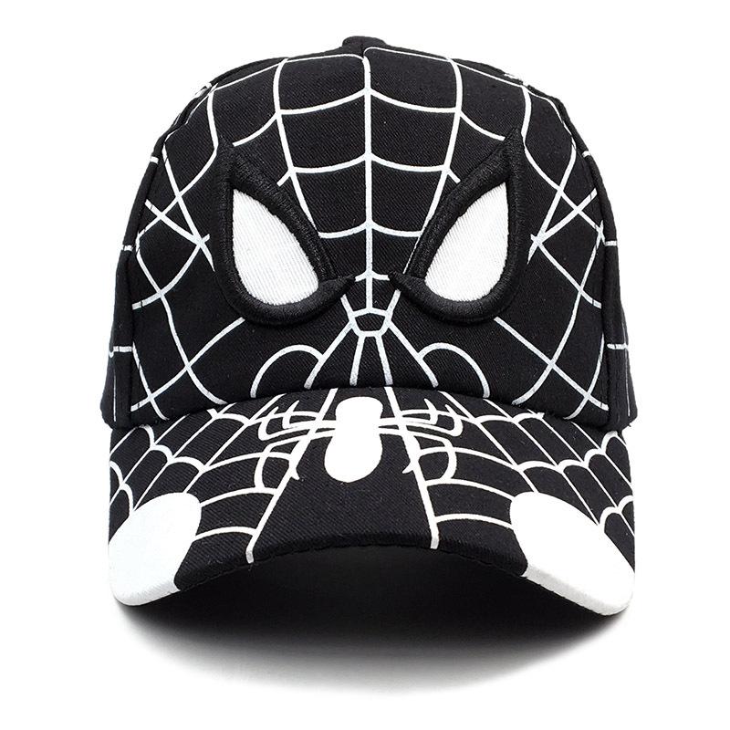 Children'S Cotton Hat Anime Cap Spider Baseball Cap Outdoor Cartoon Sun Hat