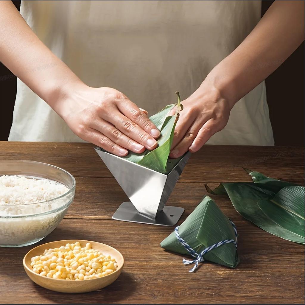 Hot Traditional Chinese Food Dragon Boat Festival Zongzi Mold Sticky Rice Dumplings Maker Making Tools Mould Kitchen Accessory