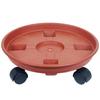 Rolling Plant Tray with Thickened Base: Durable Plastic Mobile Chassis for Large Pots with Universal Wheels