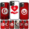 Tunisia Flag Star Symbols Phone Case Cover For iPhone 17 Air 15 16 14 13 12 Pro Max 11 Pro Max Plus Coque Shell