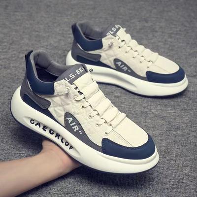 Wiosna Nowe Buty Sportowe Męskie Modne Modne Pasujące do wszystkiego Gruba Podeszwa Buty Tide Buty Codzienne Antypoślizgowe Odporne na Zużycie Buty Deskorolkowe Modele Męskie