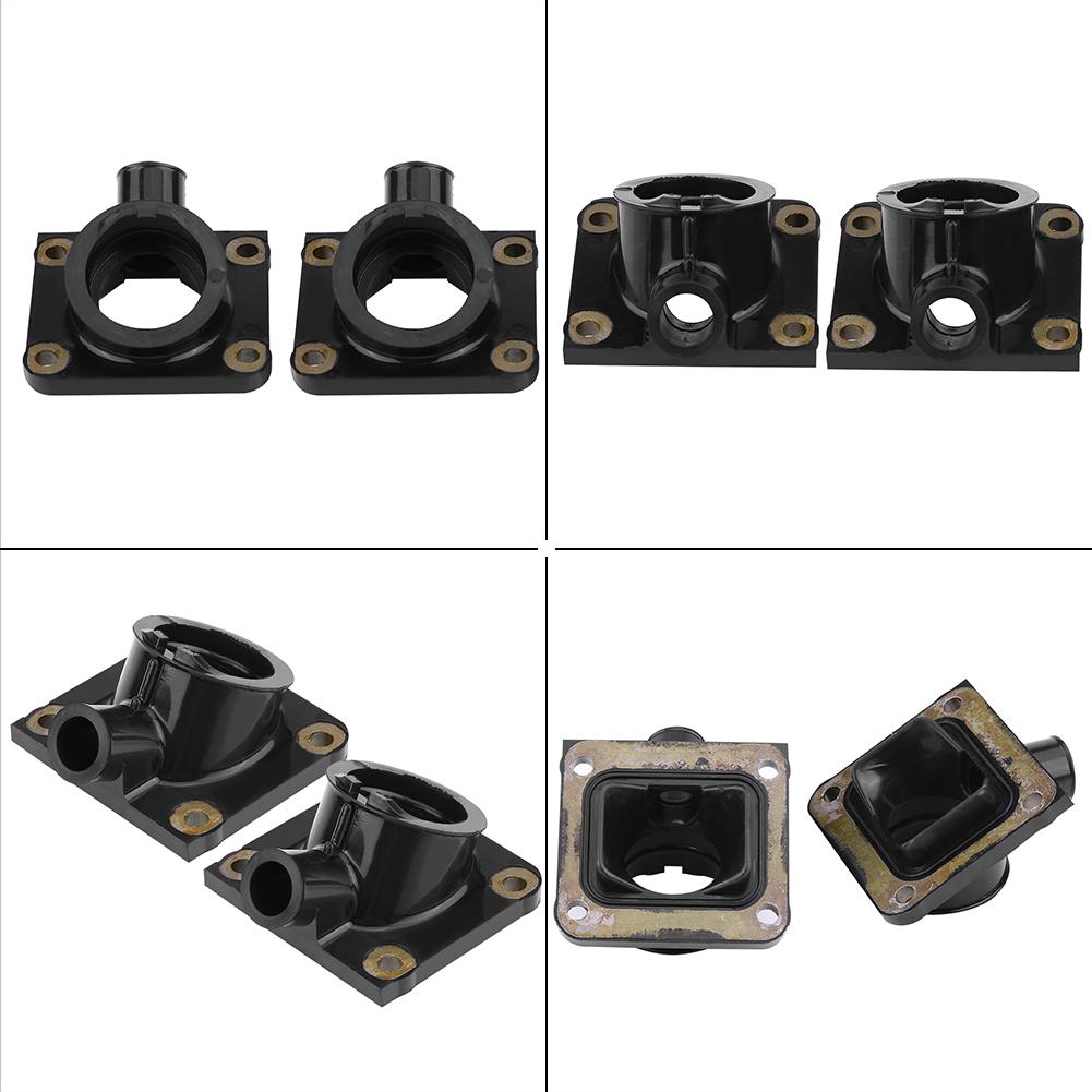 2Pcs Motorcycle Carb Carburetor Intake Manifold Boot Joint for YAMAHA RD350LC RZ350L YFZ350