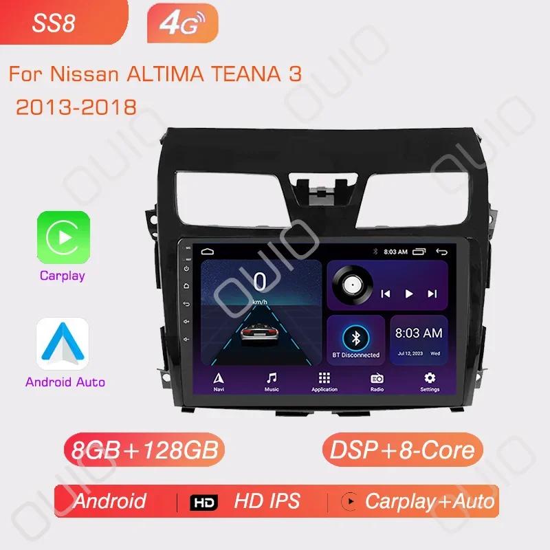Android 13 Carplay Radio For Nissan ALTIMA TEANA 3 2013-2018 GPS Car Video Player Android Auto WIFI BT GPS Navigation 2DIN