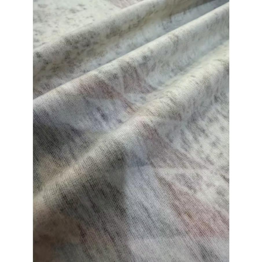 Damen Fashon Polyester Bequeme T-Shirts Sportlich Floral Kontrastfarbe 3D-Druck Locker Rundhalsausschnitt Langarm T-Shirt Top