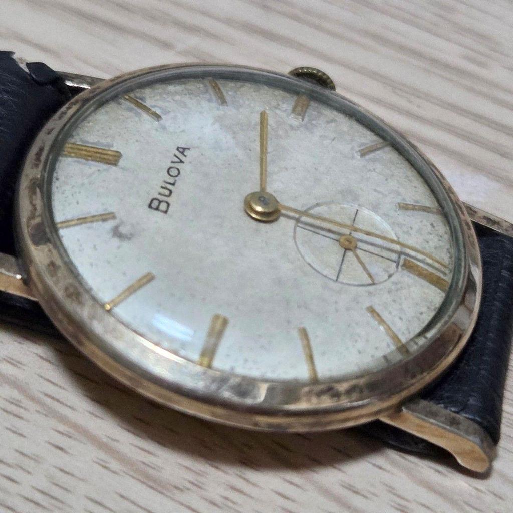 Used ANTIQUE BULOVA Men's Watch, Manual Wind, Small Seconds, 10KGP