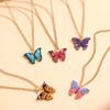 17KM 10 Stück bunter Schmetterlingsanhänger Y2K einfache Modehalskette Urlaub Party Datum Geschenk täglich Schmuck Zubehör