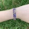 High-End Rhinestone Elastic Bracelet for Women - European & American Design, Elegant Sparkling Jewelry