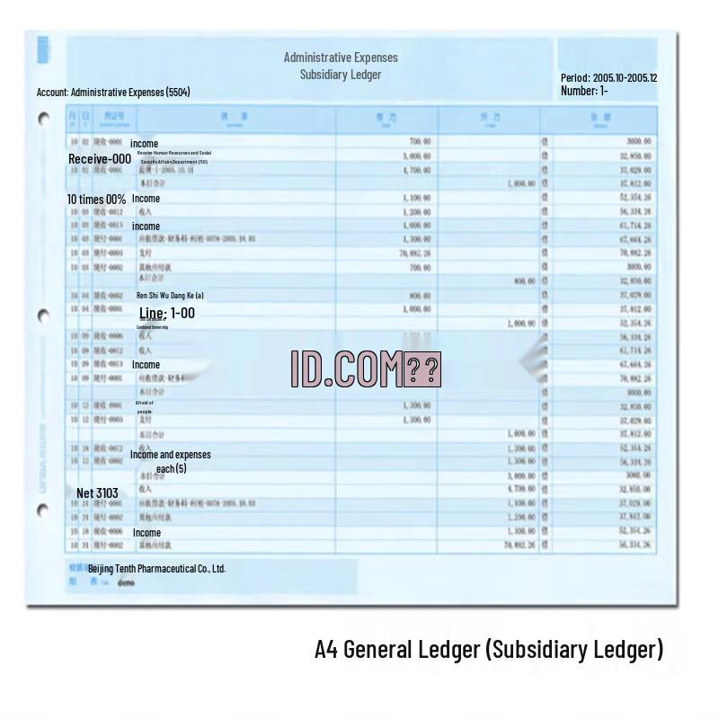Yonyou General Ledger Laser Voucher Printing Paper