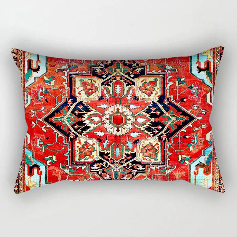 Mandala Cushion Cover 30x50 Polyester Vintage Pattern Pillowcover Decorative Sofa Cushions Throw Pillows Home Decor Pillowcase