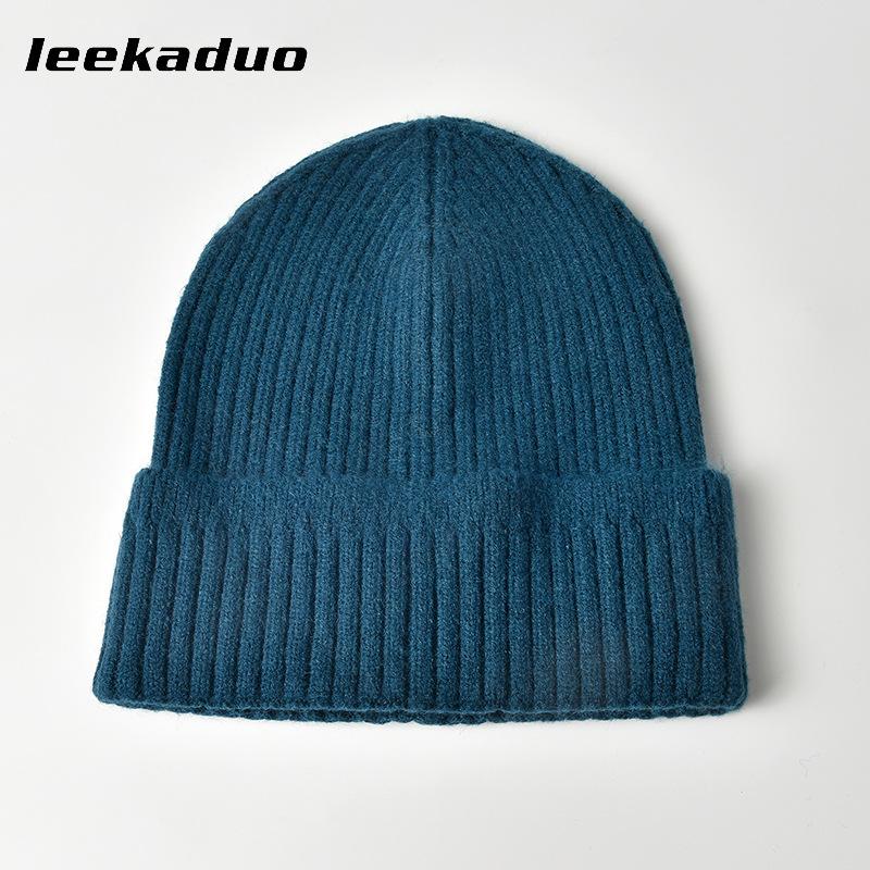 Autumn and Winter Light Board Knitted Hat Women's Versatile Solid Color Wool Hat Warm Ear Protector Cold Hat Men's Tide