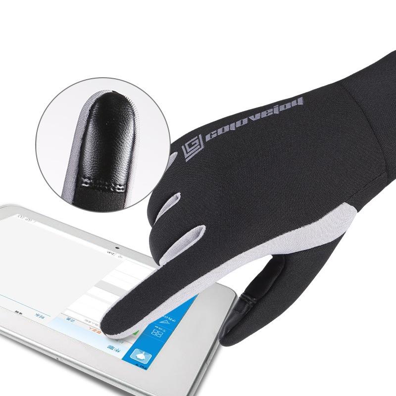 Warm Men Winter Windproof Waterproof Antislip Thermal Touch Screen Gloves