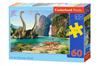 Puzzle 60 pieces B-06922-1 In the Dinosaurs World