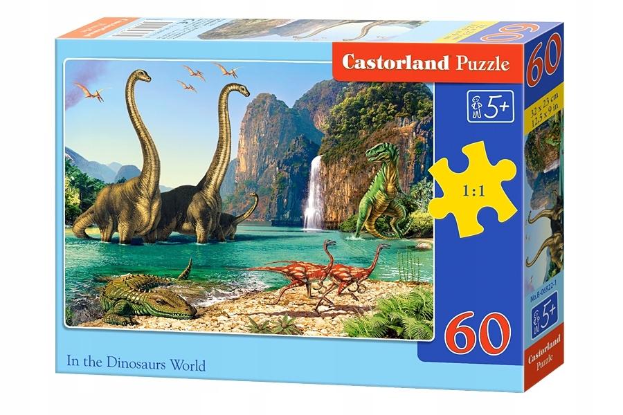 Puzzle 60 pieces B-06922-1 In the Dinosaurs World
